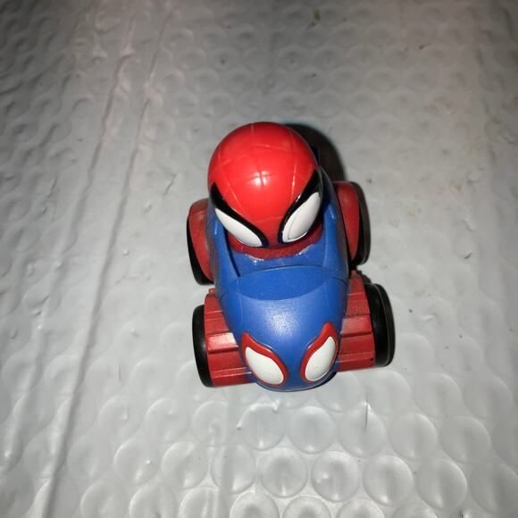 Spidey and His Amazing Friends 2 Mini Vehicles Cars 2in Marvel Lot - Picture 7 of 11